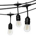 Ghirlanda Luminoasa cu Pendule 10M cu 20 Becuri LED Vintage 1W, ST45, E27, IP65, Interconectibla, Bec rezerva inclus - Home Lights