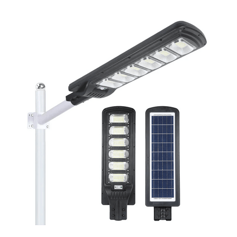 Lampa incarcare Solara LED 300W, 240 Leduri, Senzor de lumina si miscare, Telecomanda - Home Lights